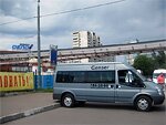 Бесплатный автобус Genser в пункт аренды автомобилей АрендаАвто-свр на ул.Добролюбова