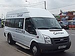 Бесплатный автобус Genser в пункт аренды автомобилей АрендаАвто-свр на Новорязанском шоссе